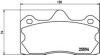 HELLA 8DB 355 020-391 Brake Pad Set, disc brake